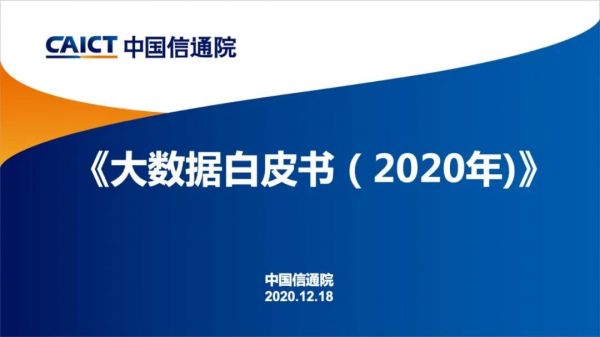 大數據白皮書2020