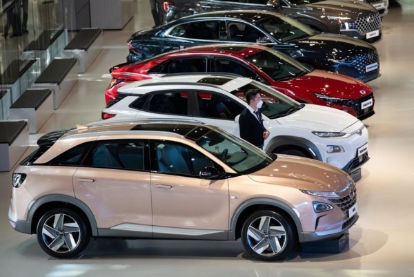 Inside Hyundai Motorstudio Showroom Ahead of Earnings Announcement